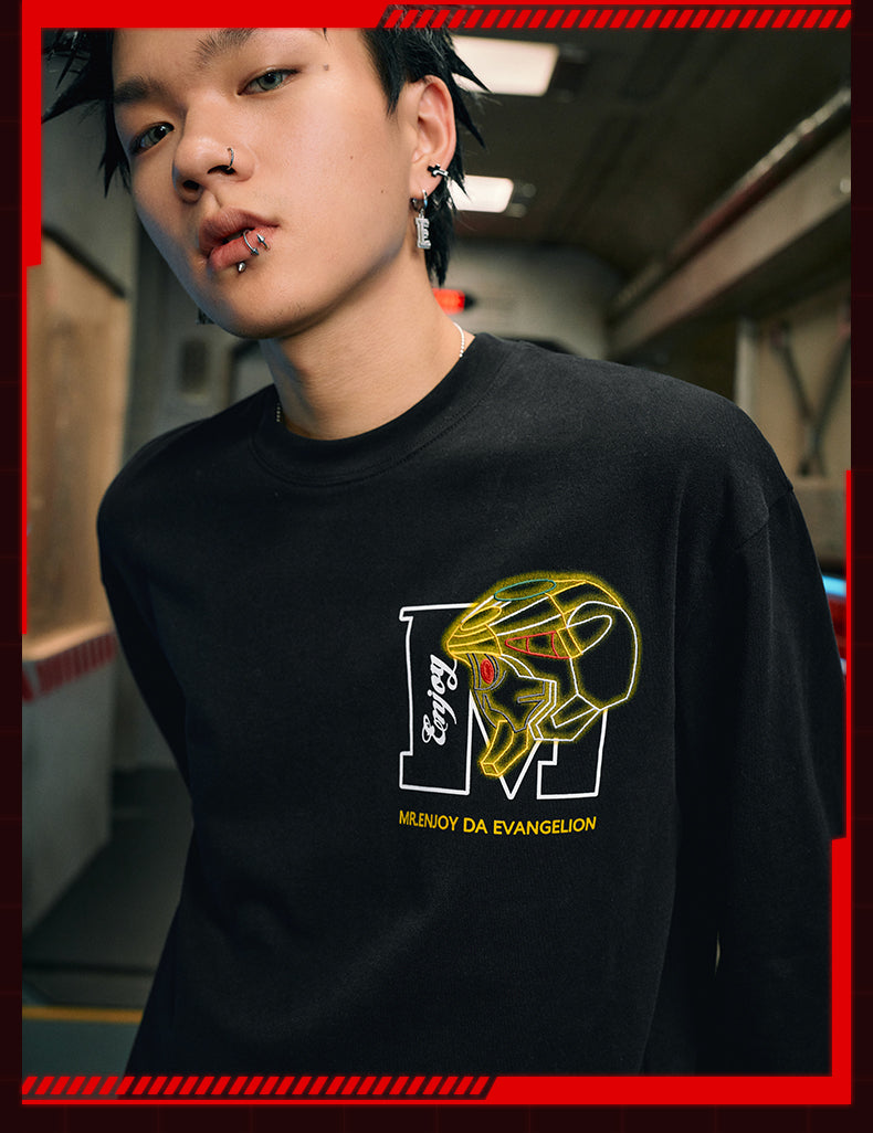 MEDM x EVA Basic Logo Long Sleeve Tee