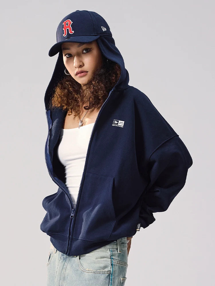 Remedy Baseball Cap Hood Zip Up Hoodie