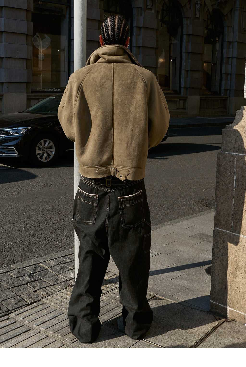 STEEPC Suede Shearling Jacket