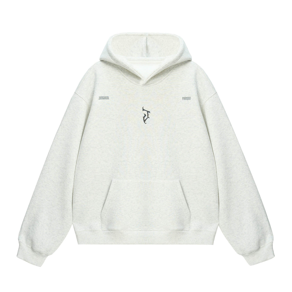 JHYQ Gothic Style J Letter Logo Hoodie