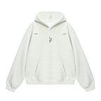 JHYQ Gothic Style J Letter Logo Hoodie