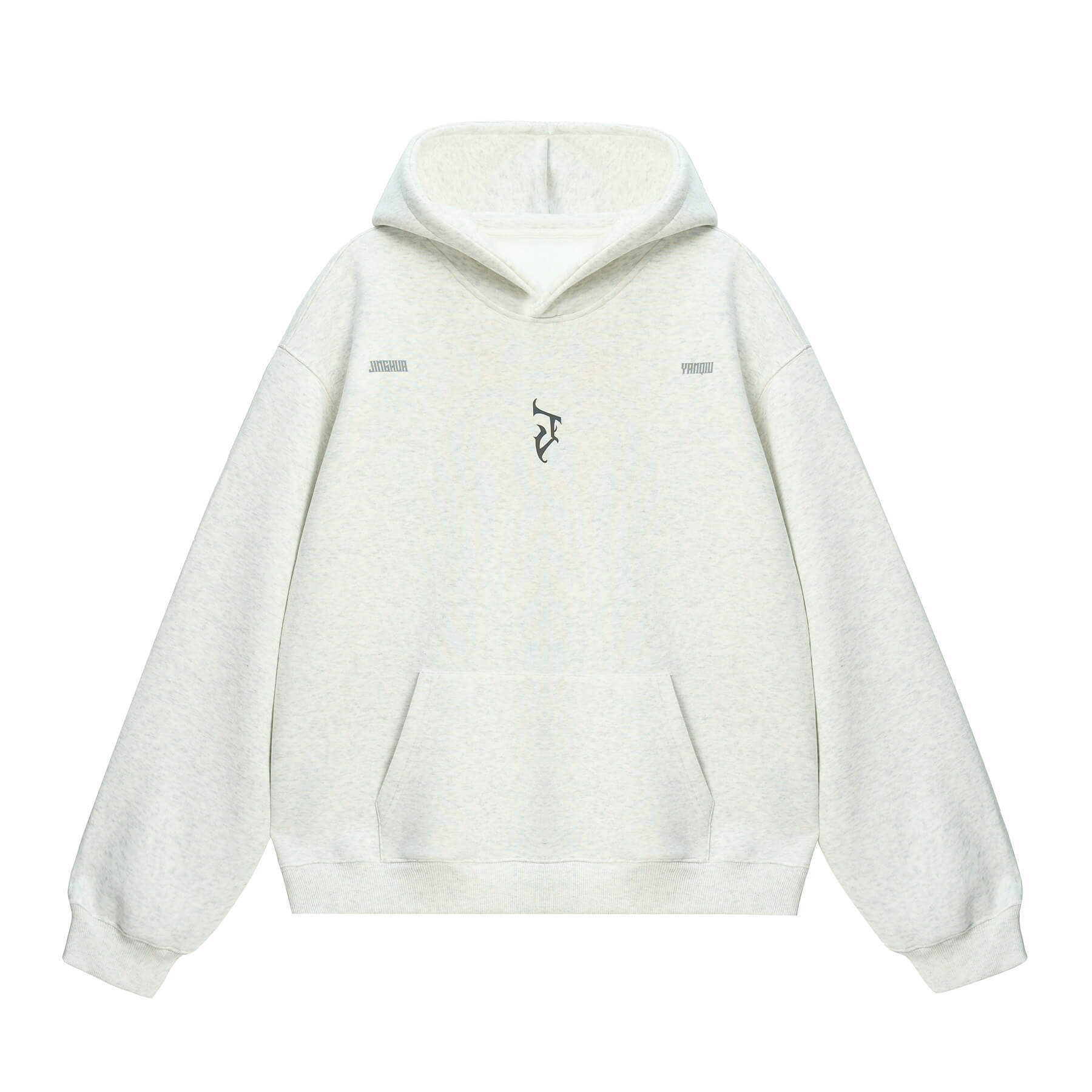 JHYQ Gothic Style J Letter Logo Hoodie