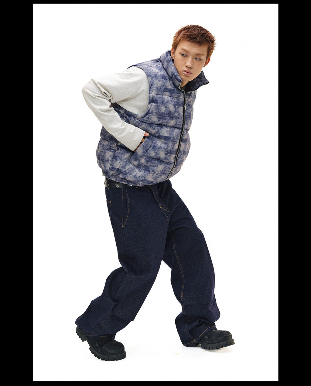 NOVACAM Digital Print Puffer Vest