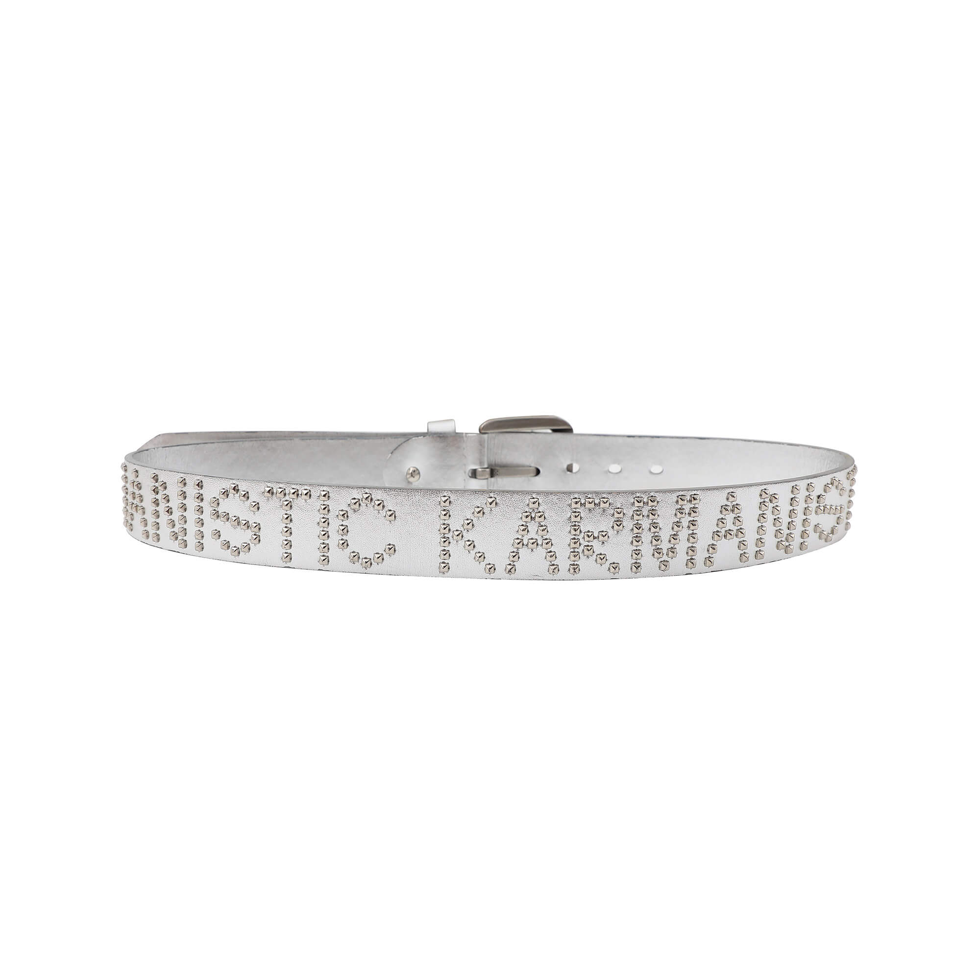 KARMANISTIC Punk Studded Logo Belt