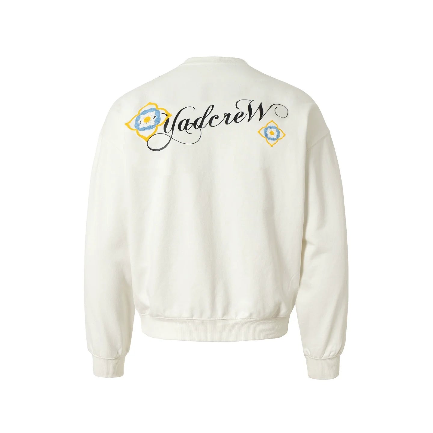YADcrew Ethnic Puzzle Pattern Sweatshirt