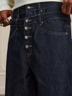 YADcrew Double Waist Buttoned Jeans