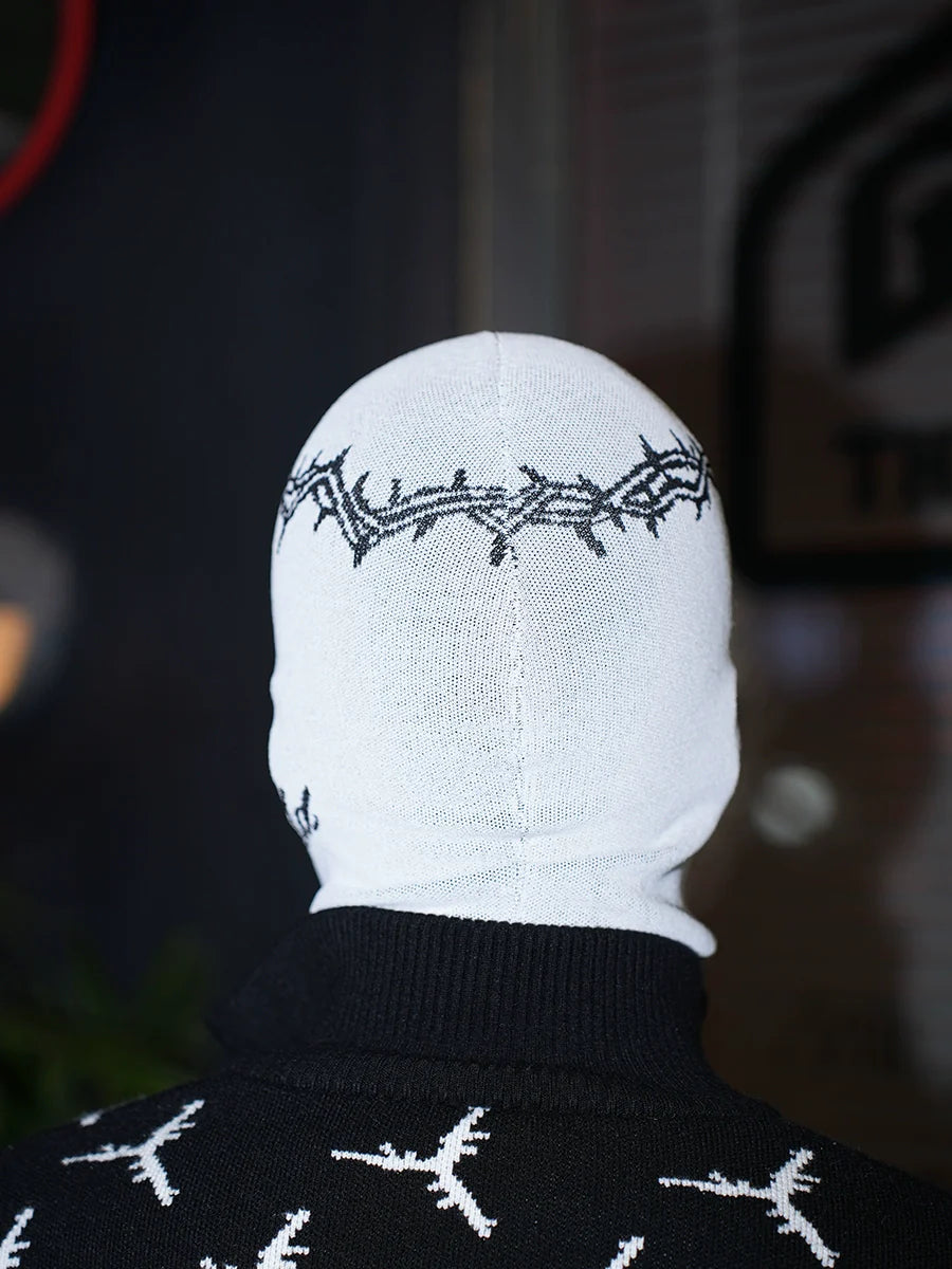 TGFCLUB x SNOWMAKER Crown of Thorns Knit Face Mask