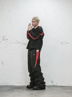 UNDERWATER Dirty Dye Colorblock Track Pants
