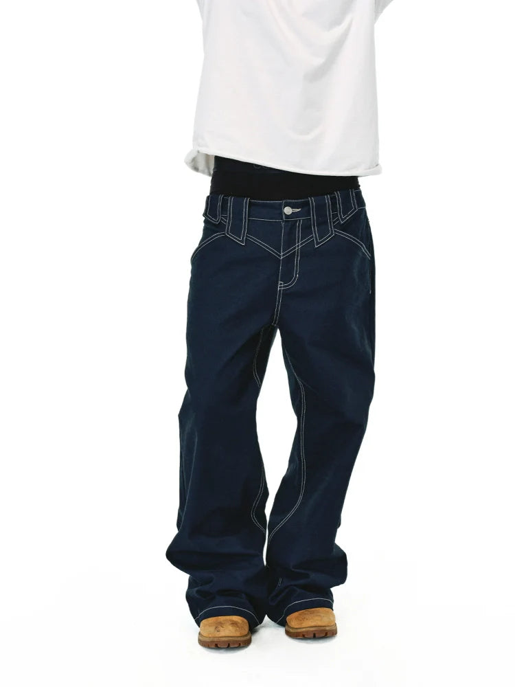 EVILKNIGHT(EK) Devil Eye Structured Canvas Pants