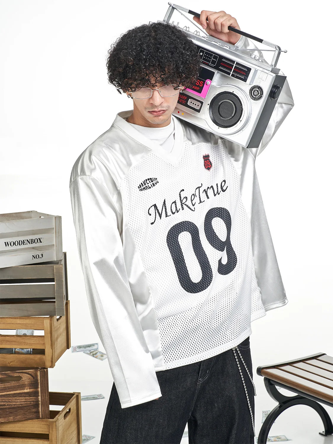 F3F Select Make True 09 Mesh Long Sleeve Hockey Jersey