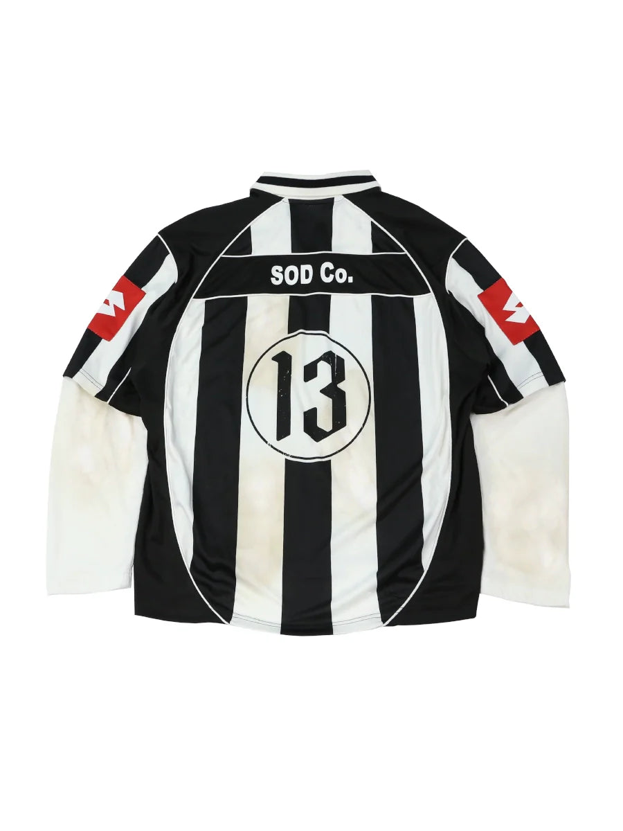 SOD Co. Layered Distressed Vintage Soccer Jersey