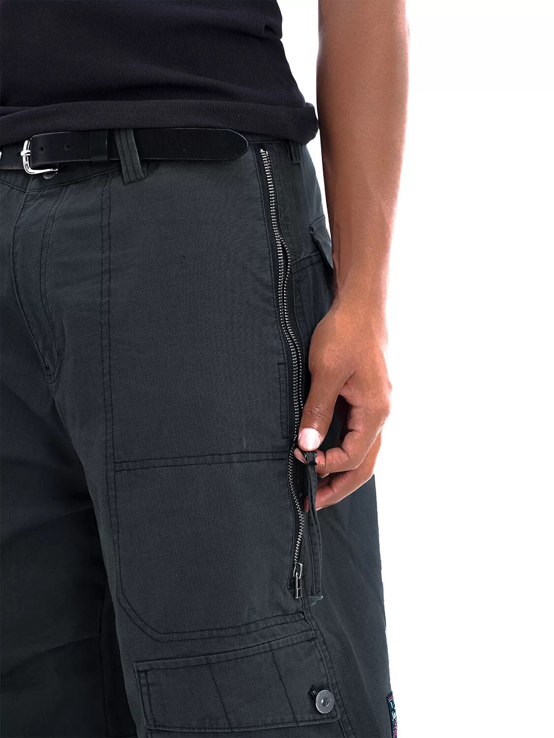 F3F Select Multi Pocket Side Zipper Work Cargo Pants