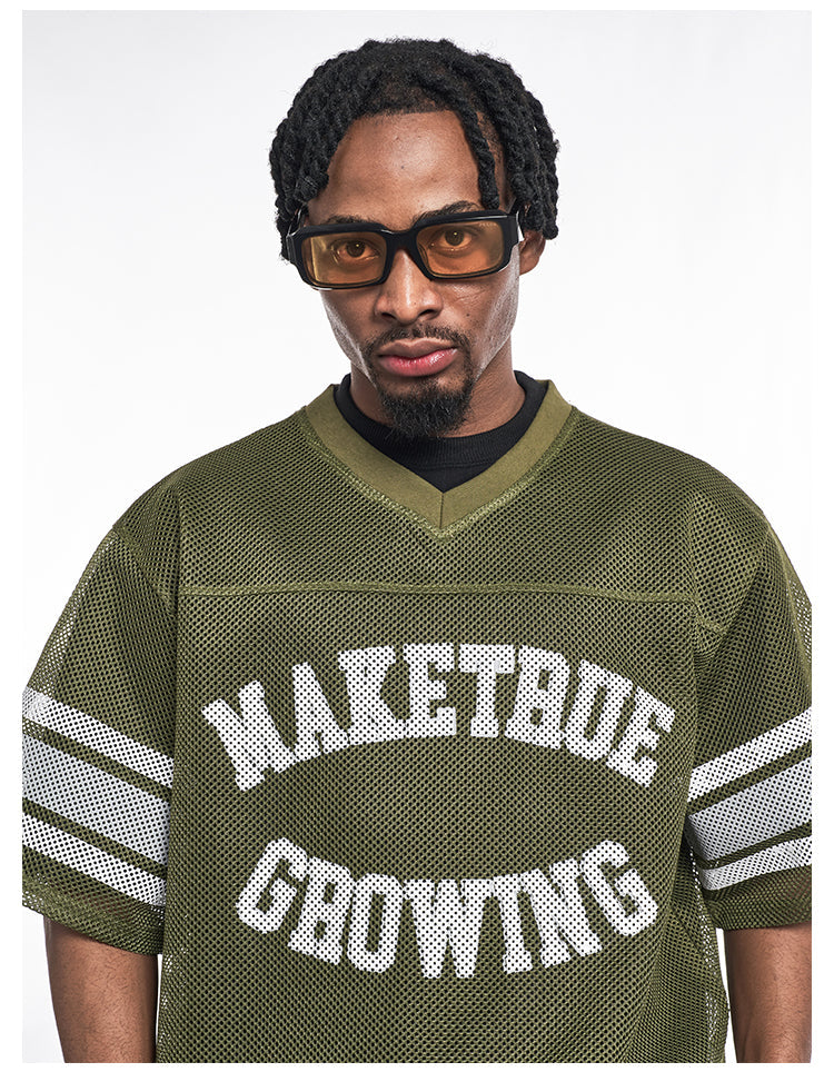 F3F Select Letter Printed Mesh Hockey Jersey
