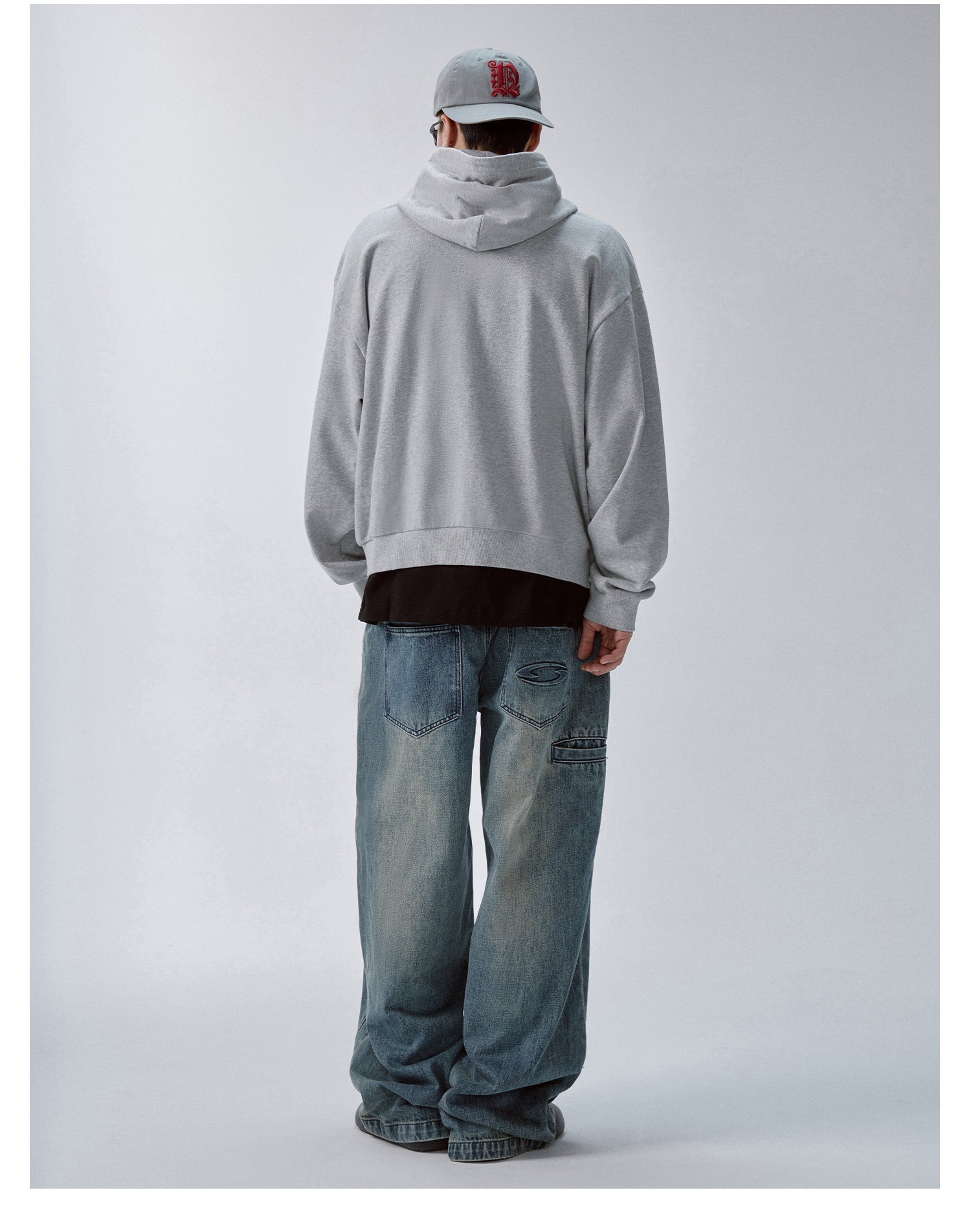 F2CE Embroidery Patch Zip Up Hoodie