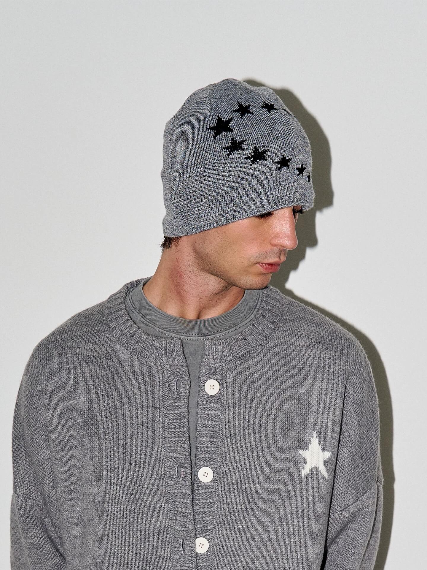 LIBERAFIT Star Ring Jacquard Beanie