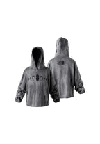 KARMANISTIC Distressed Washed Rivets Hoodie