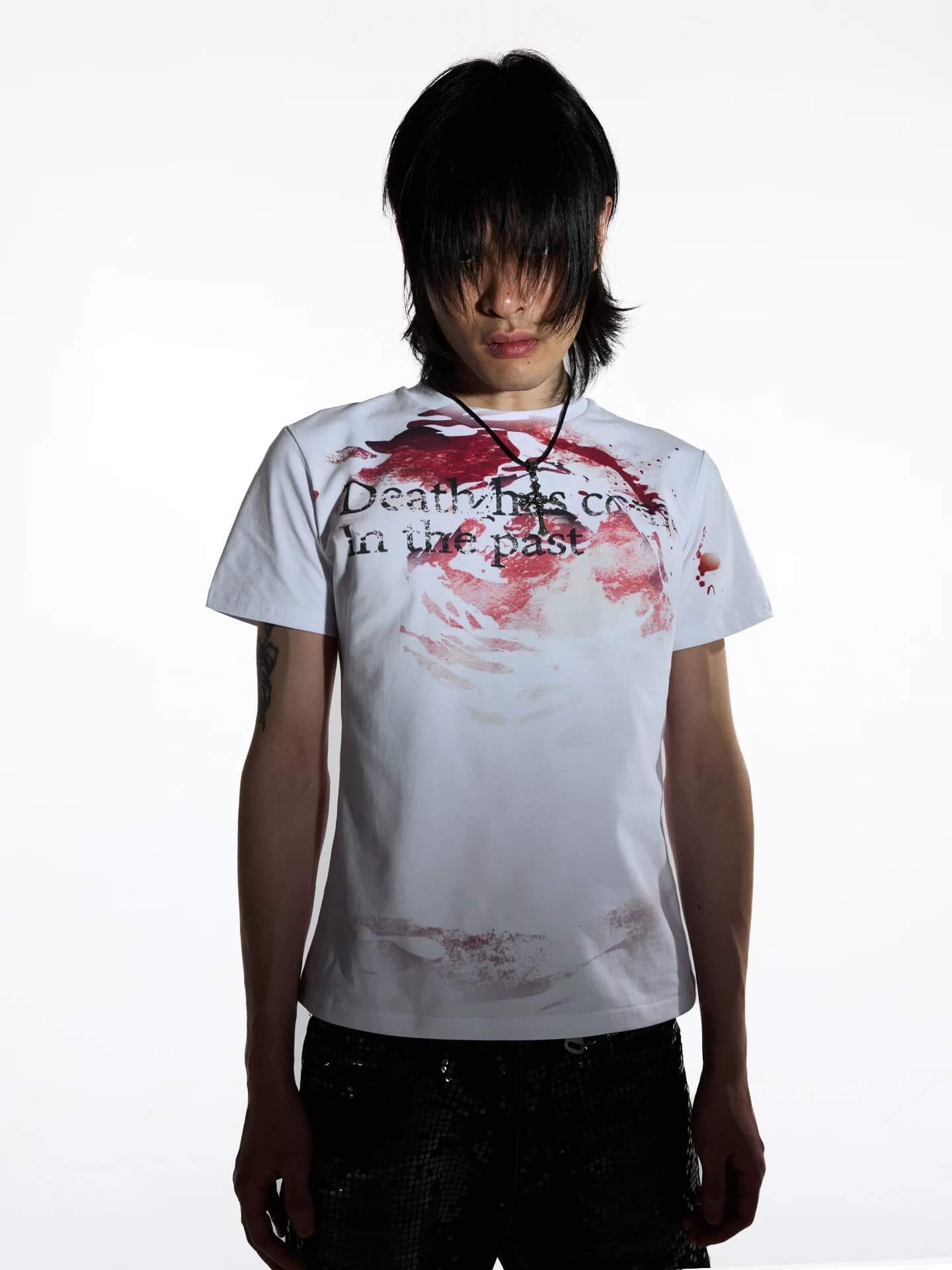 Night Lab Distorted Bloodstain Graphic Tee