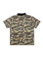 EVILKNIGHT(EK) Embossed Snake Print Camo Polo