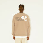 EMPTY REFERENCE Floral Letter Sweater