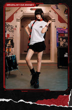 MEDM x EVA NEVER END Cute Character Star Key Art Print Tee