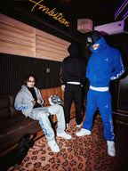 TGFCLUB Flame Pattern Sweatpants