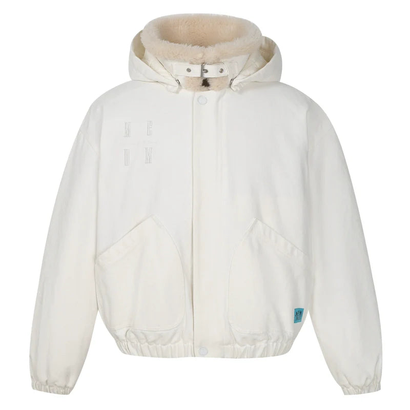 MEDM Sherpa Fleece Quilted Work Jacket