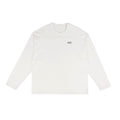 UNDERWATER White Thorn Ring Logo Print Long Sleeve Tee