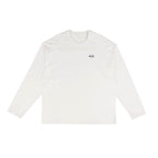UNDERWATER White Thorn Ring Logo Print Long Sleeve Tee