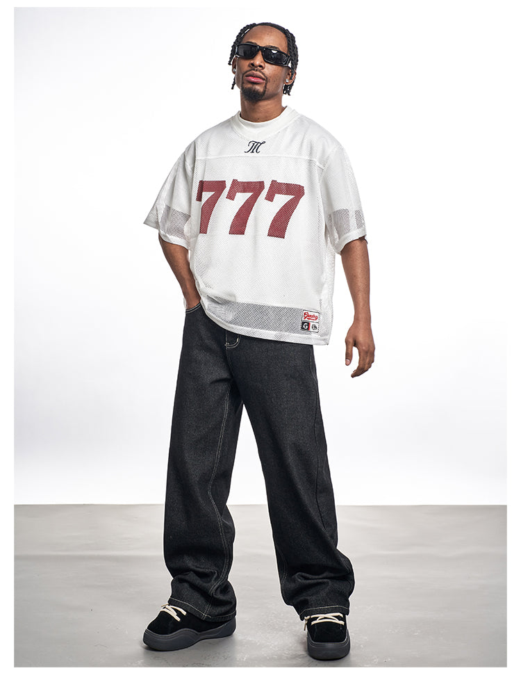 F3F Select 777 Numbering Printed Mesh Hockey Jersey Tee