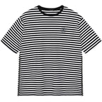 VENTUREK Striped Side Zipper Tee