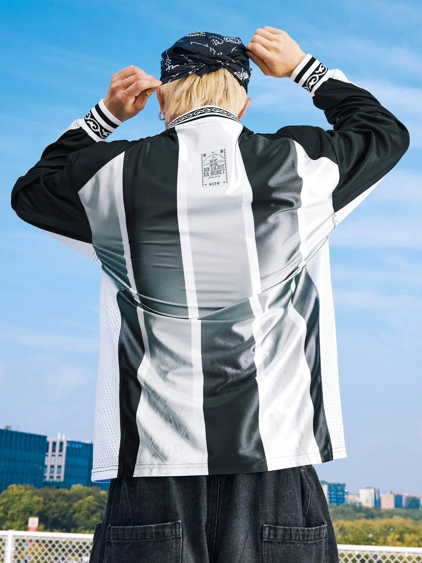 MEDM Ethnic Pattern Long Sleeve Jersey