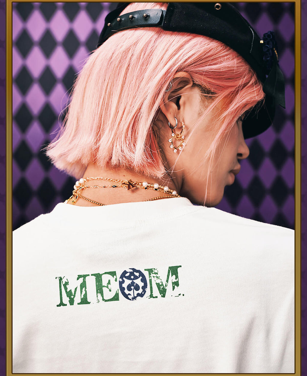MEDM × JOJO Character Print Long Sleeve Tee