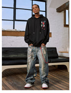MEDM Rose Interspersed Logo Hoodie
