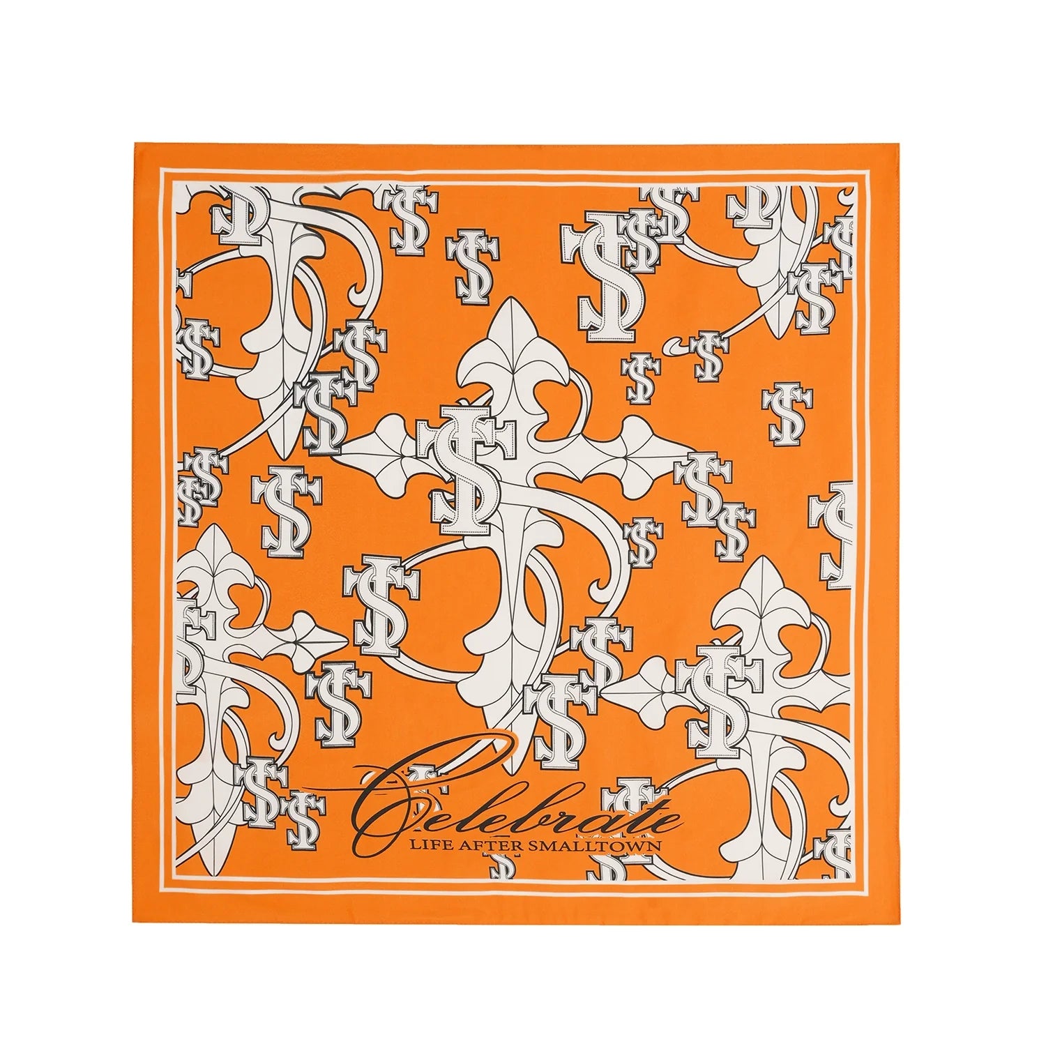 Small Town Kid Cross Logo Square Scarf / Bandana