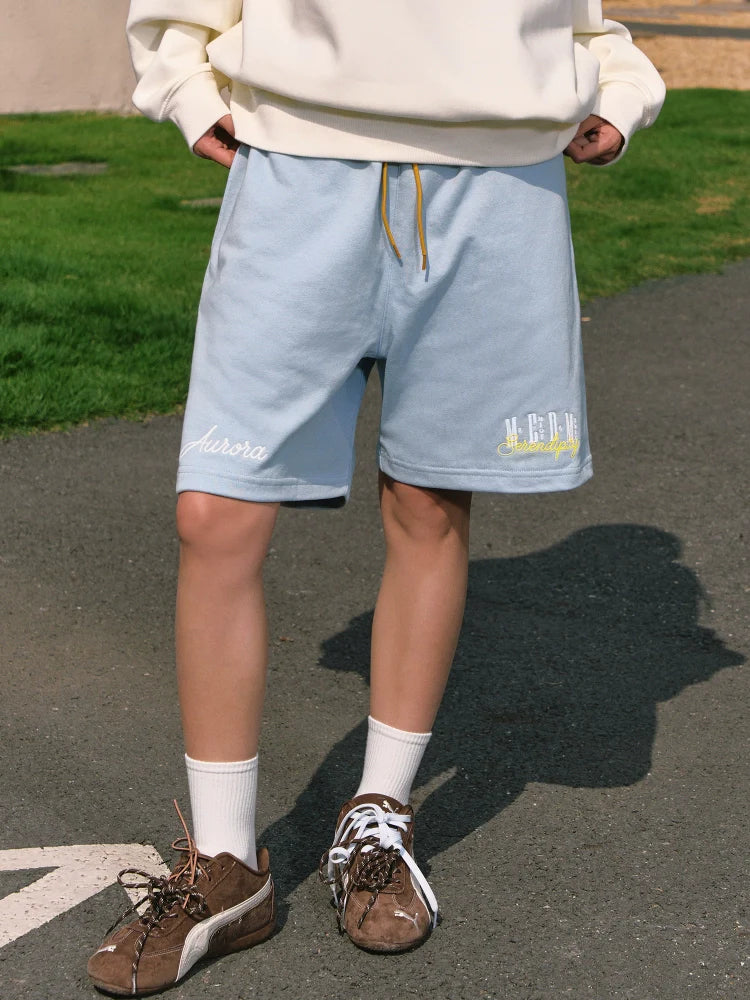 MEDM 3D Embroidered Sweat Shorts
