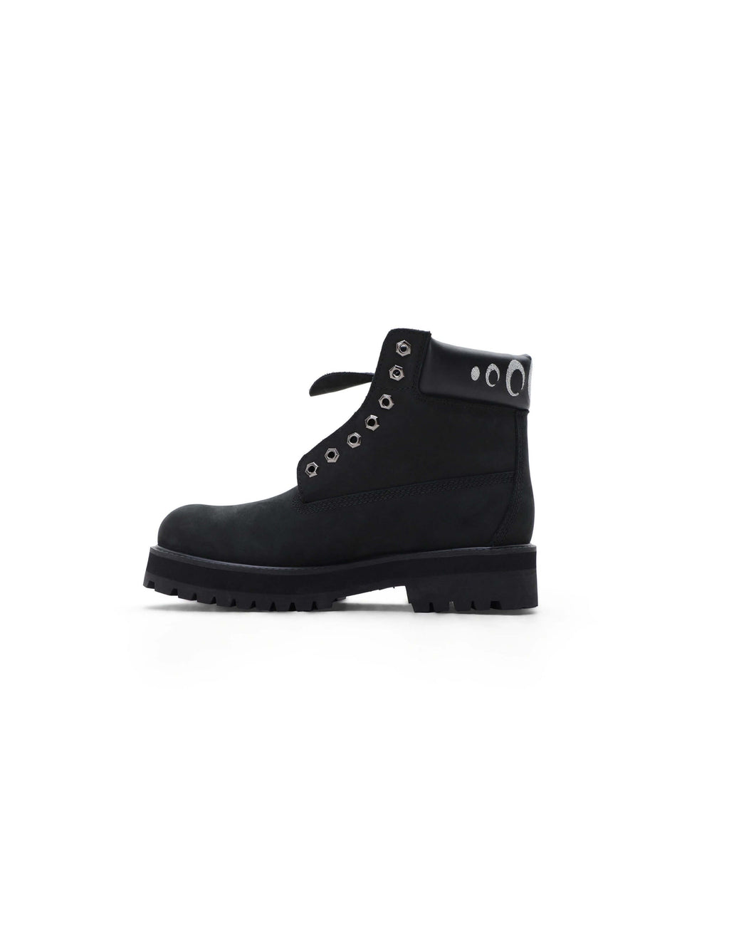 KARMANISTIC Nubuck Leather Embroidered Work Boots