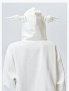 MEDM Angel & Devil Horns Zip-Up Hoodie