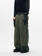 JHYQ 3D Layered Baggy Work Pants