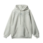 JHYQ Arched Letters Logo Printed Hoodie