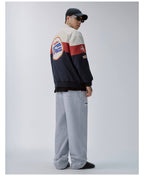 F2CE Patchwork Color Block Racing Jacket