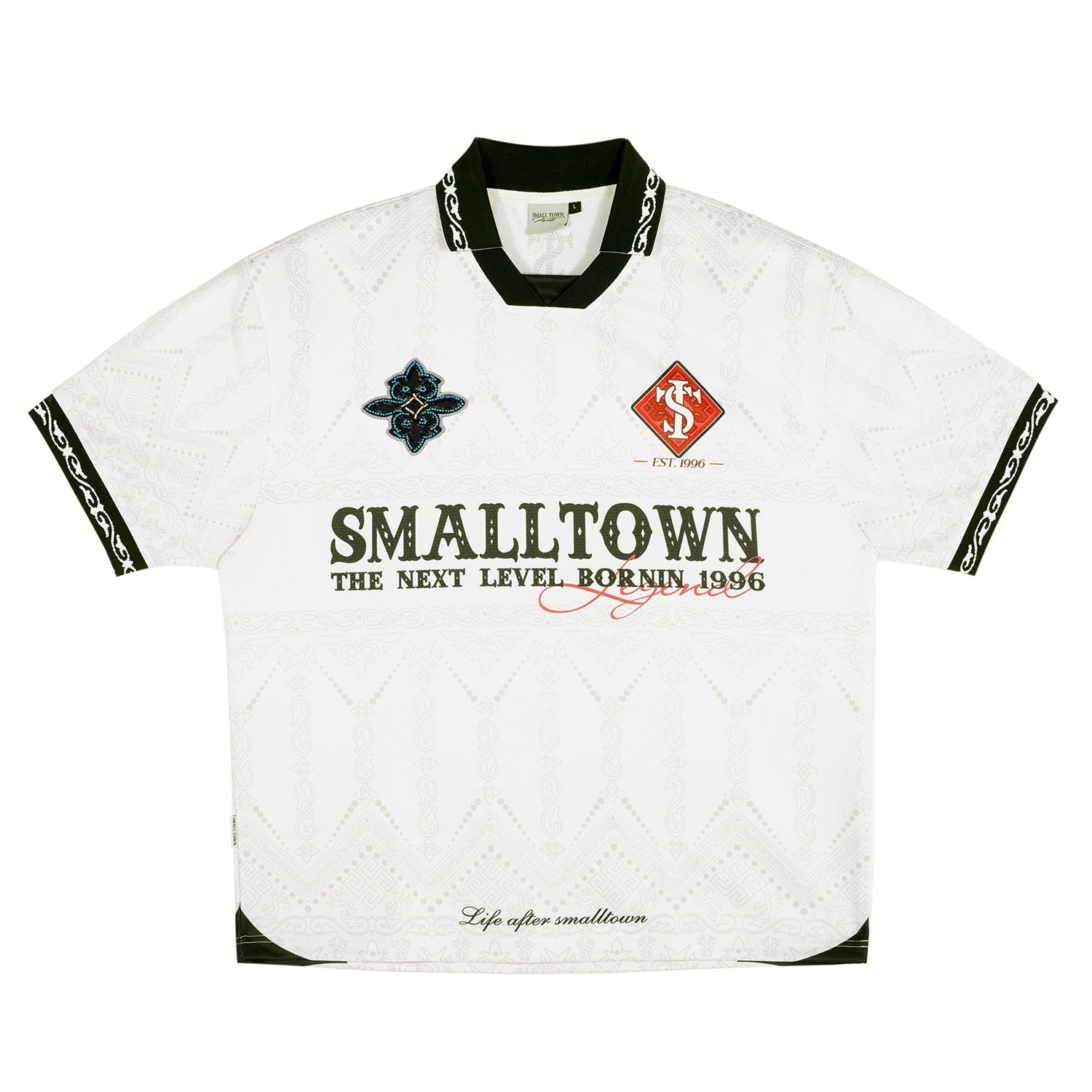 Small Town Kid Ethnic Full Print Soccer Polo Jersey
