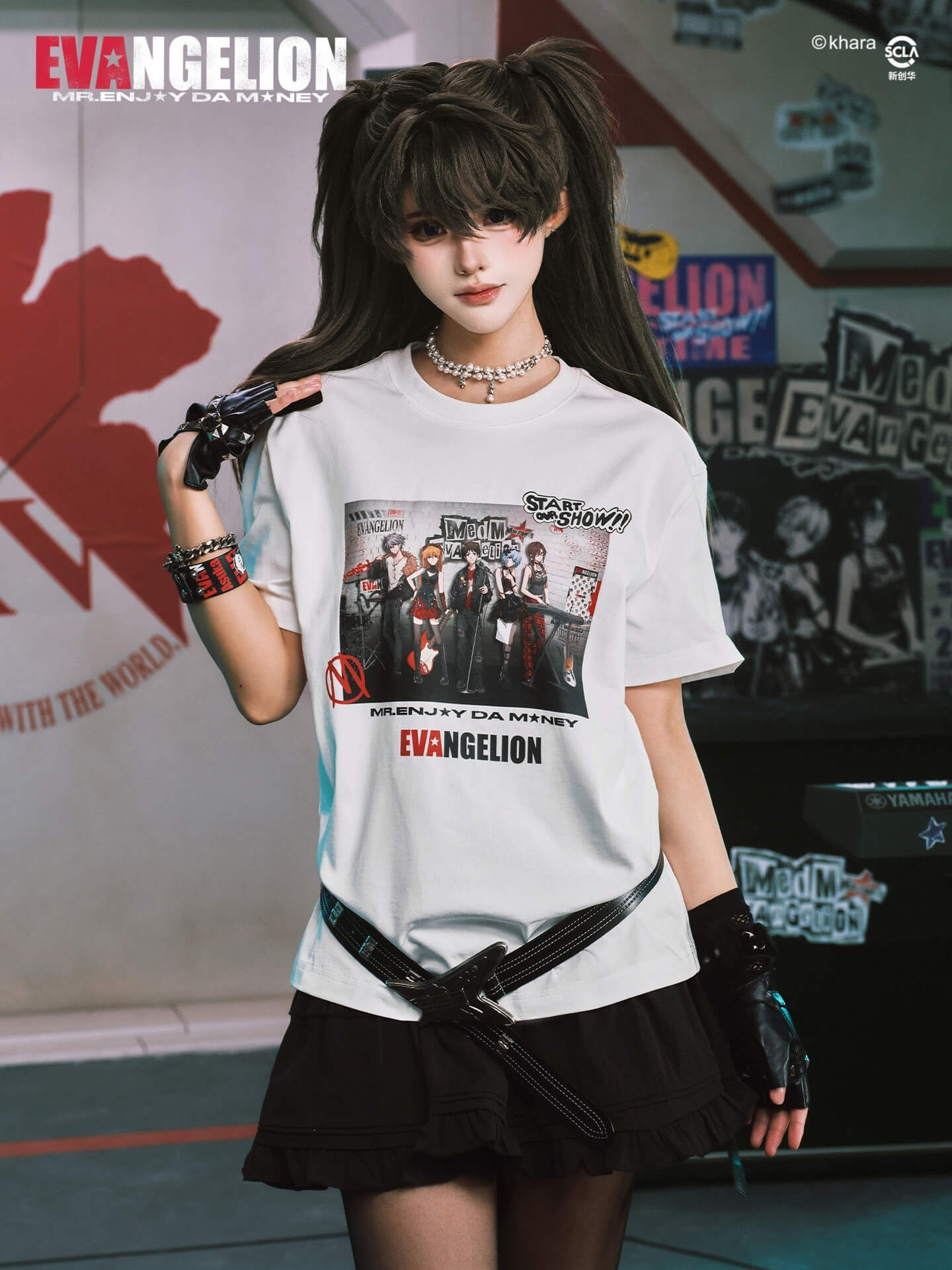 MEDM x EVA NEVER END Key Art Print Tee