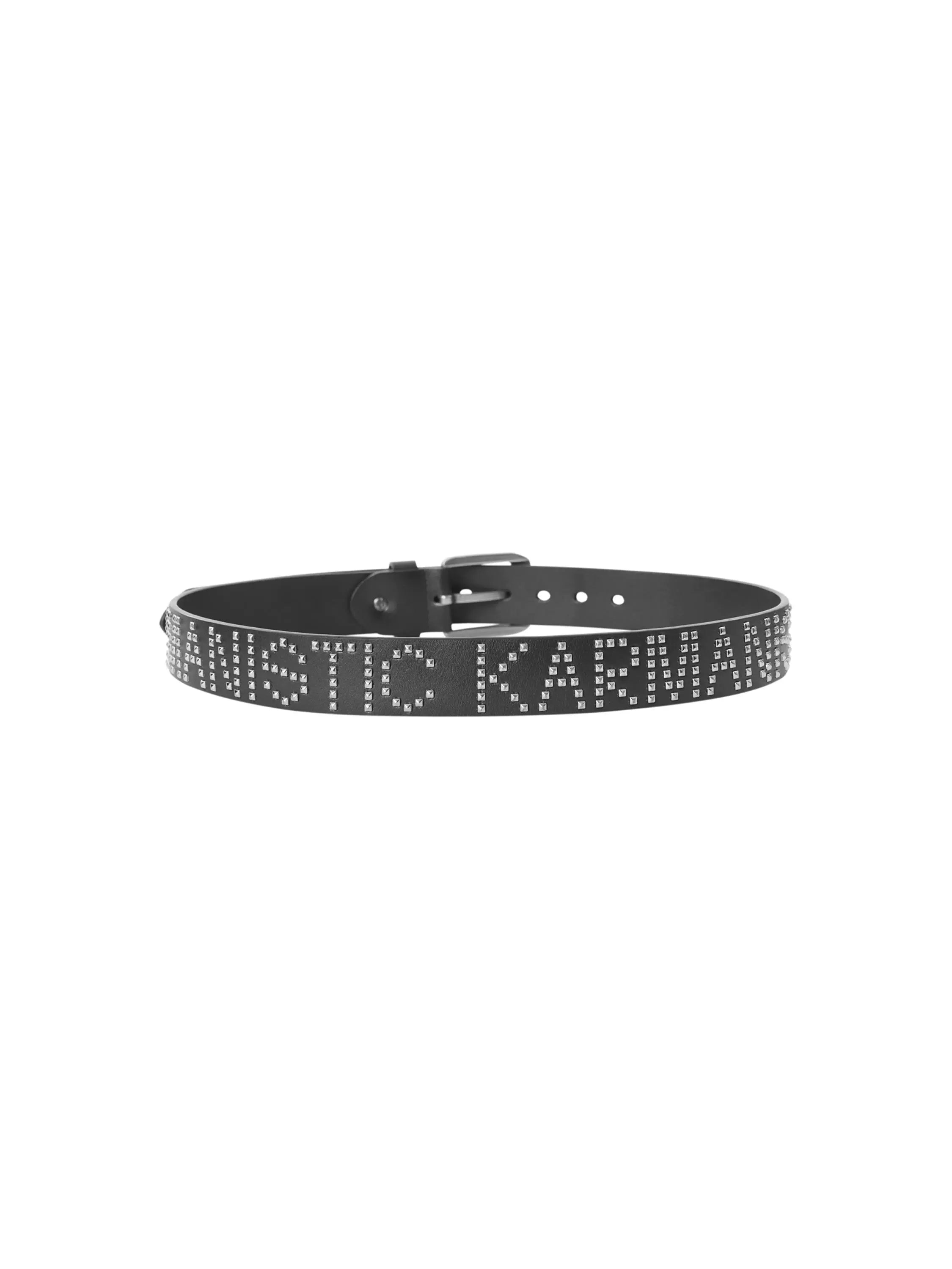 KARMANISTIC Punk Studded Logo Belt