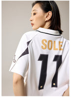 Remedy Emoalone Print Inspired Soccer Jersey Polo Shirt