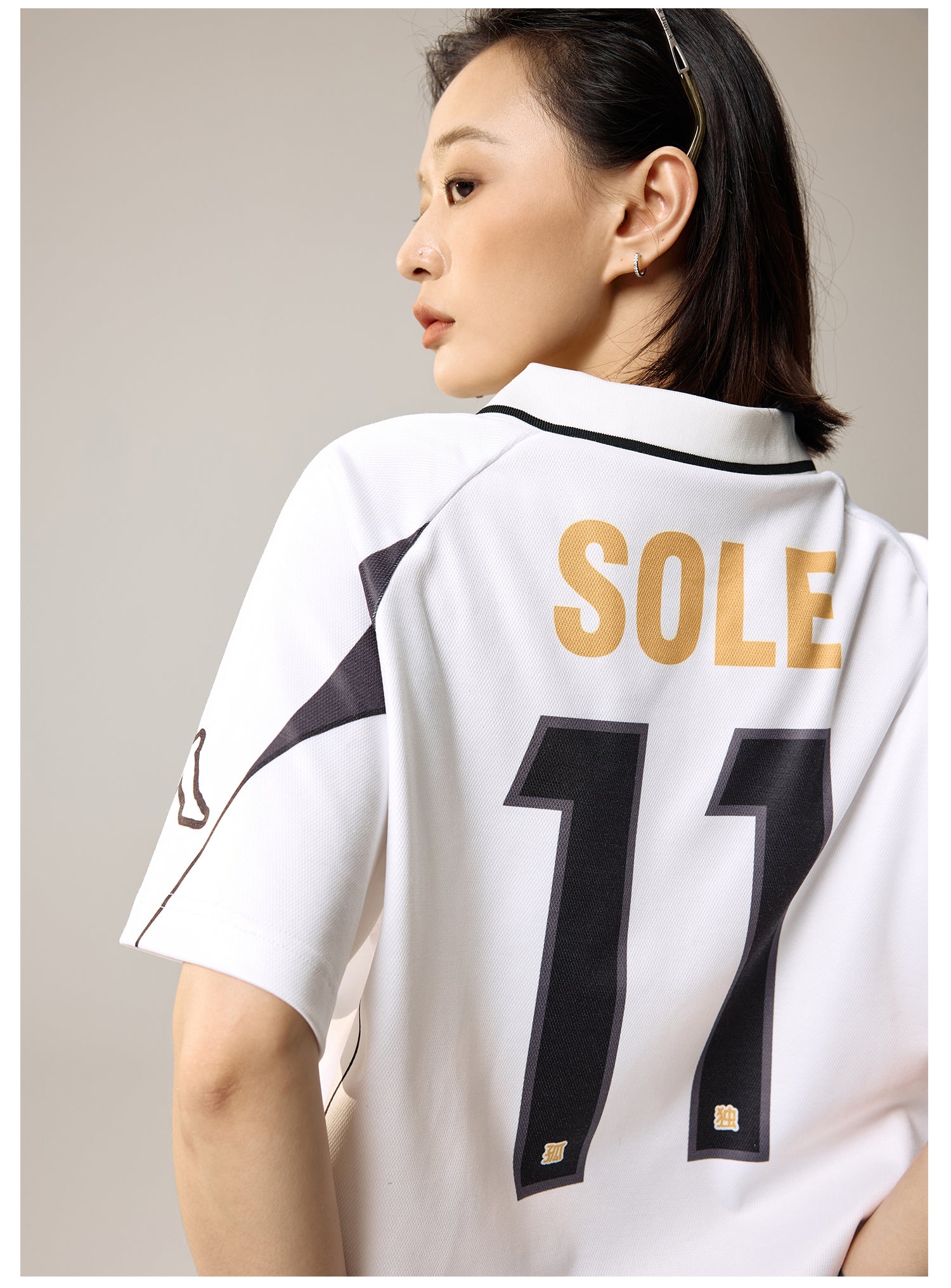 Remedy Emoalone Print Inspired Soccer Jersey Polo Shirt