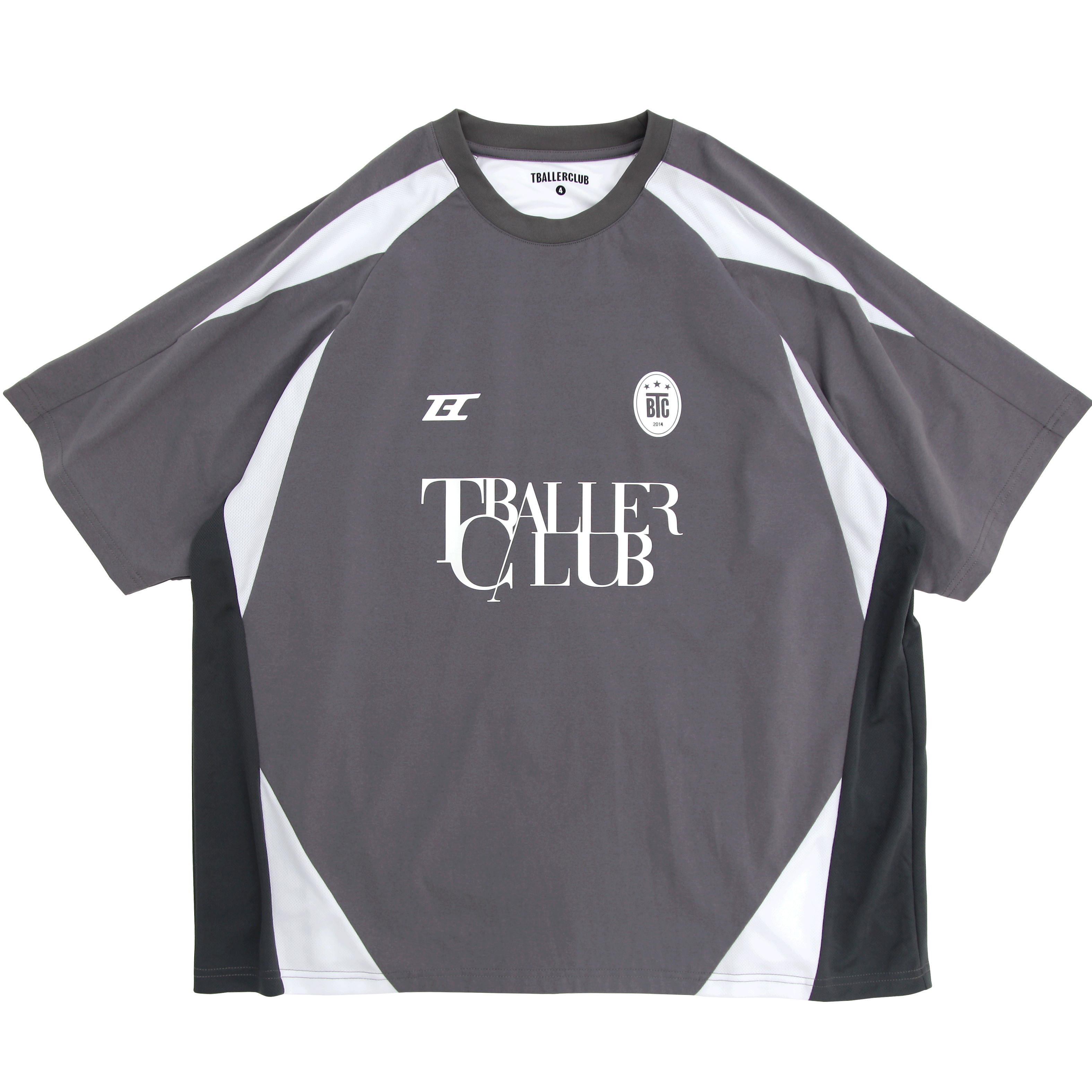 TBALLER Mesh Patchwork Color Blocking Soccer Jersey