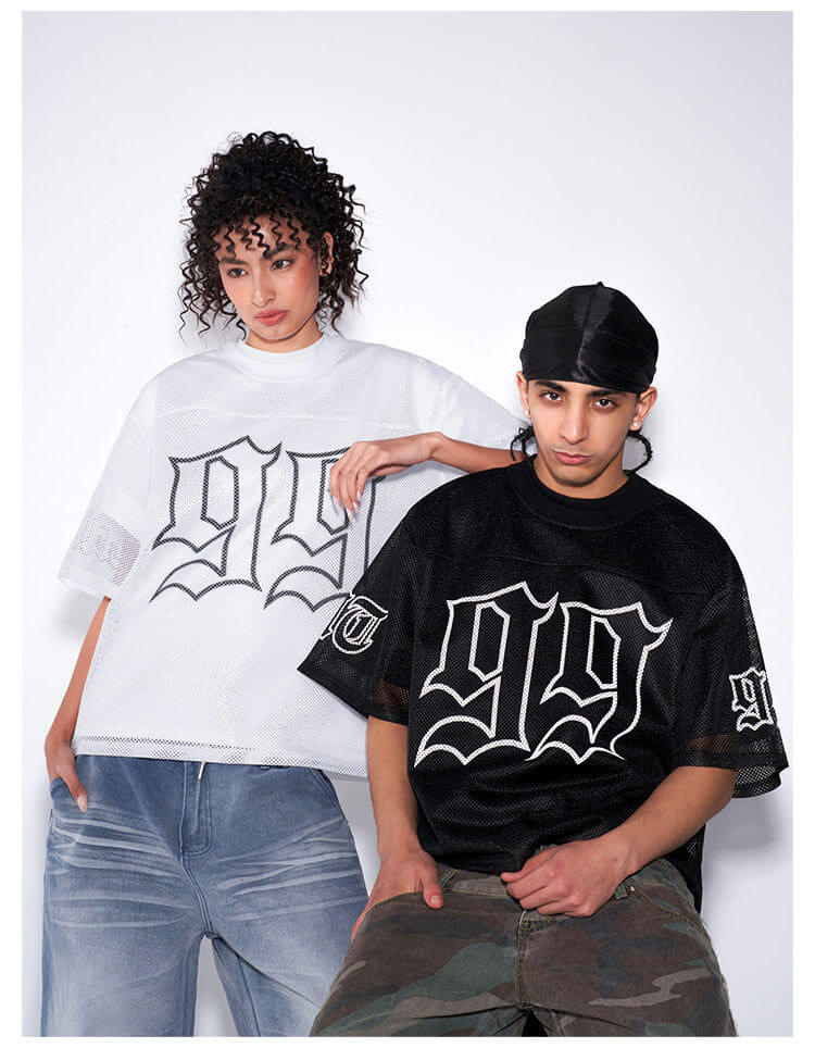 F3F Select 99 Cross Print Mesh Short Sleeve Jersey