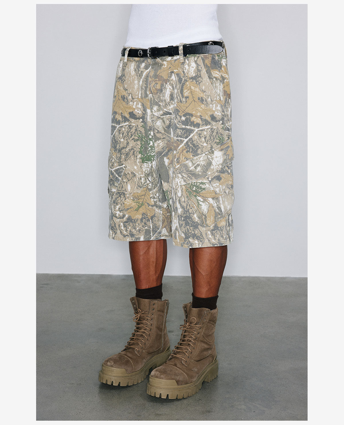 NOVACAM Tree Camouflage Work Baggy Shorts