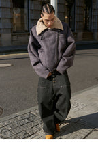 STEEPC Suede Shearling Jacket
