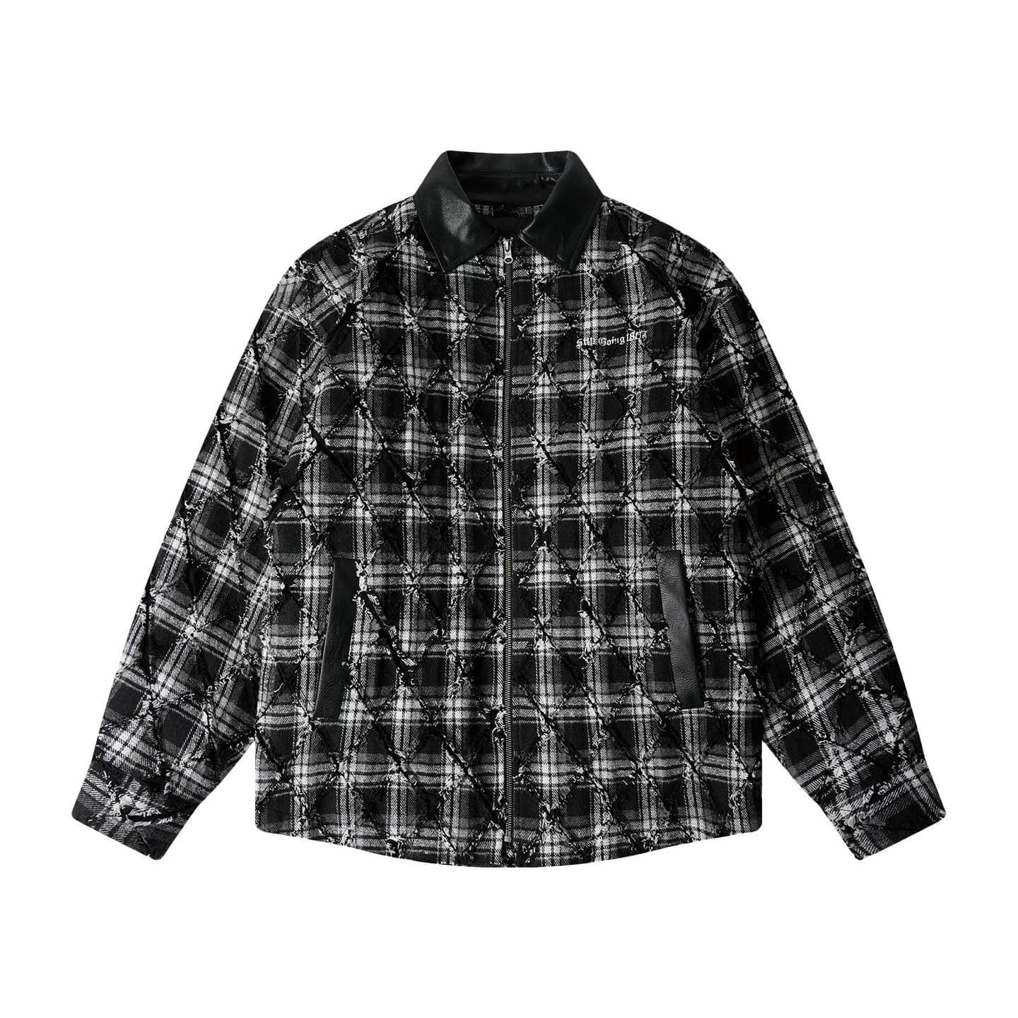 1807 Plaid Down Lined Shirt Jacket